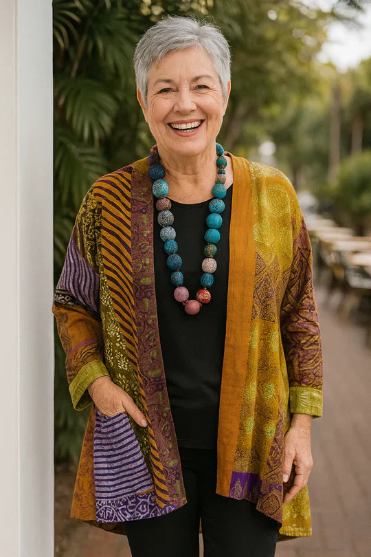 Astrid | Elegant Drape Cardigan