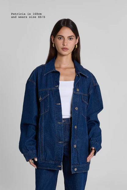 Brit & Boho™ I Lany Retro Denim Coat