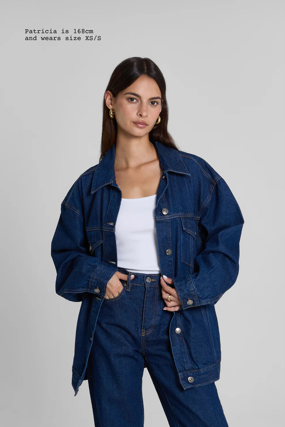 Brit & Boho™ I Lany Retro Denim Coat