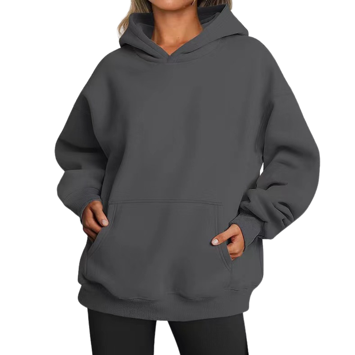 BREELAN™ – Cozy Oversized Fleece Pullover Hoodie