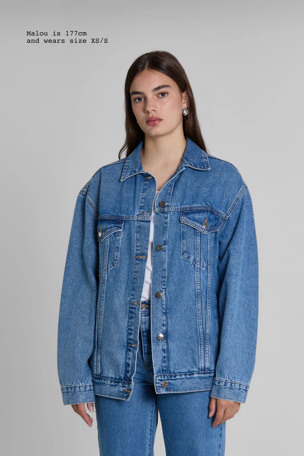 Brit & Boho™ I Lany Retro Denim Coat