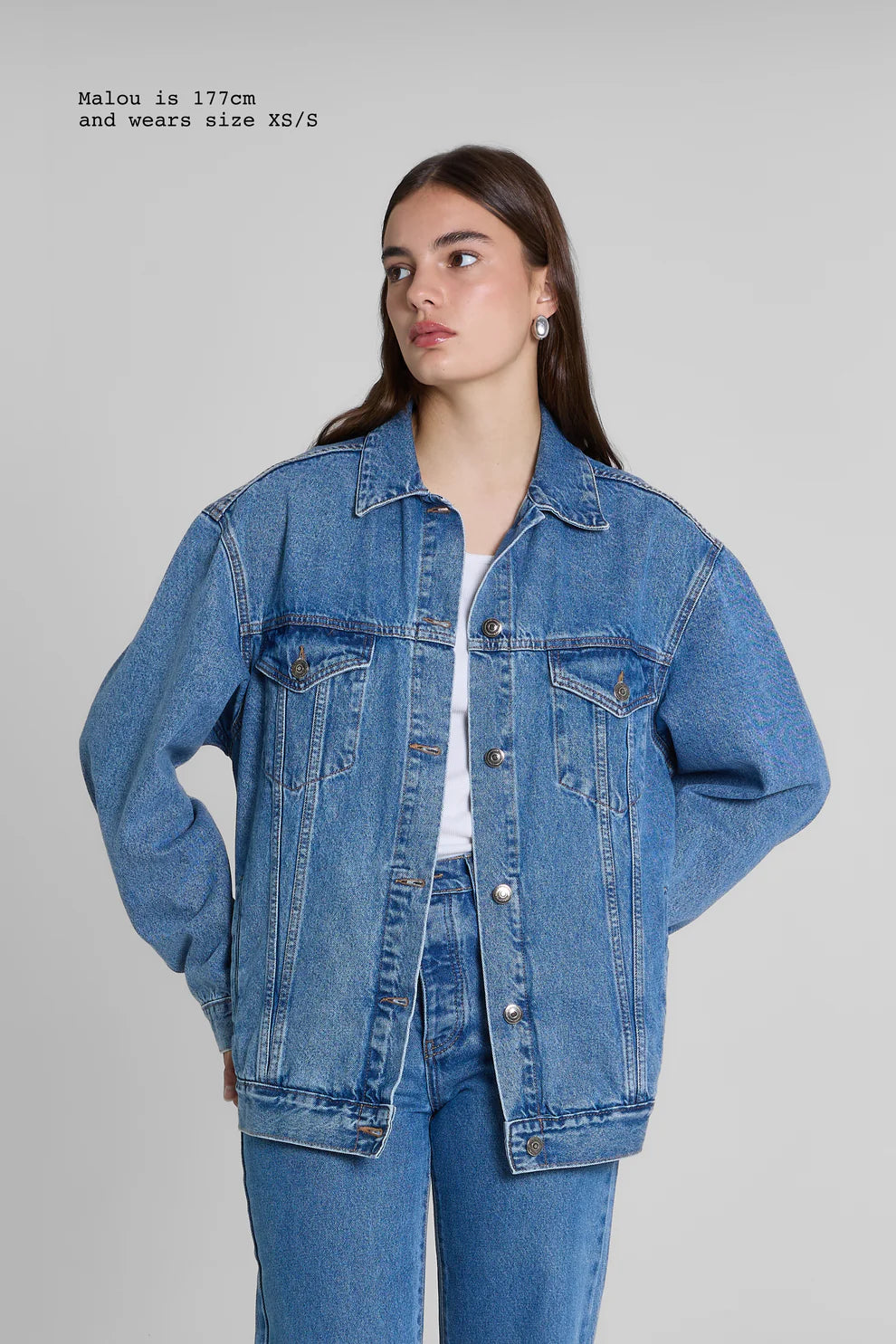 Brit & Boho™ I Lany Retro Denim Coat