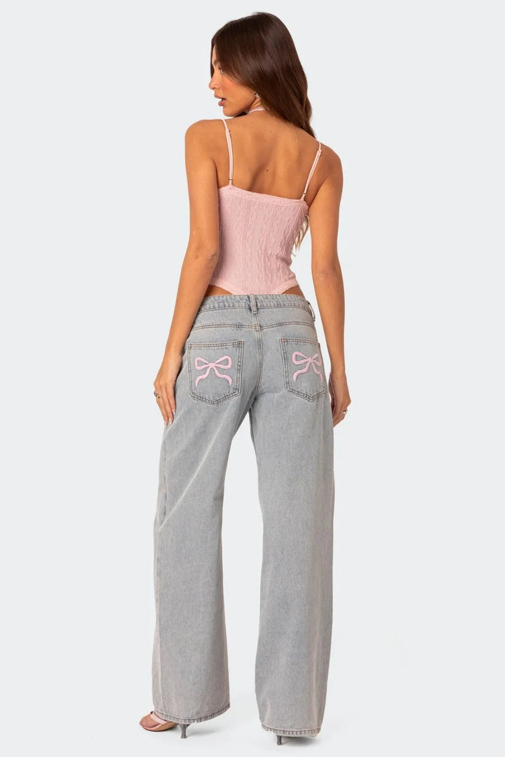Brit & Boho™ I Miani Bow-tie Jeans Brit & Boho | Fashion & Boutique