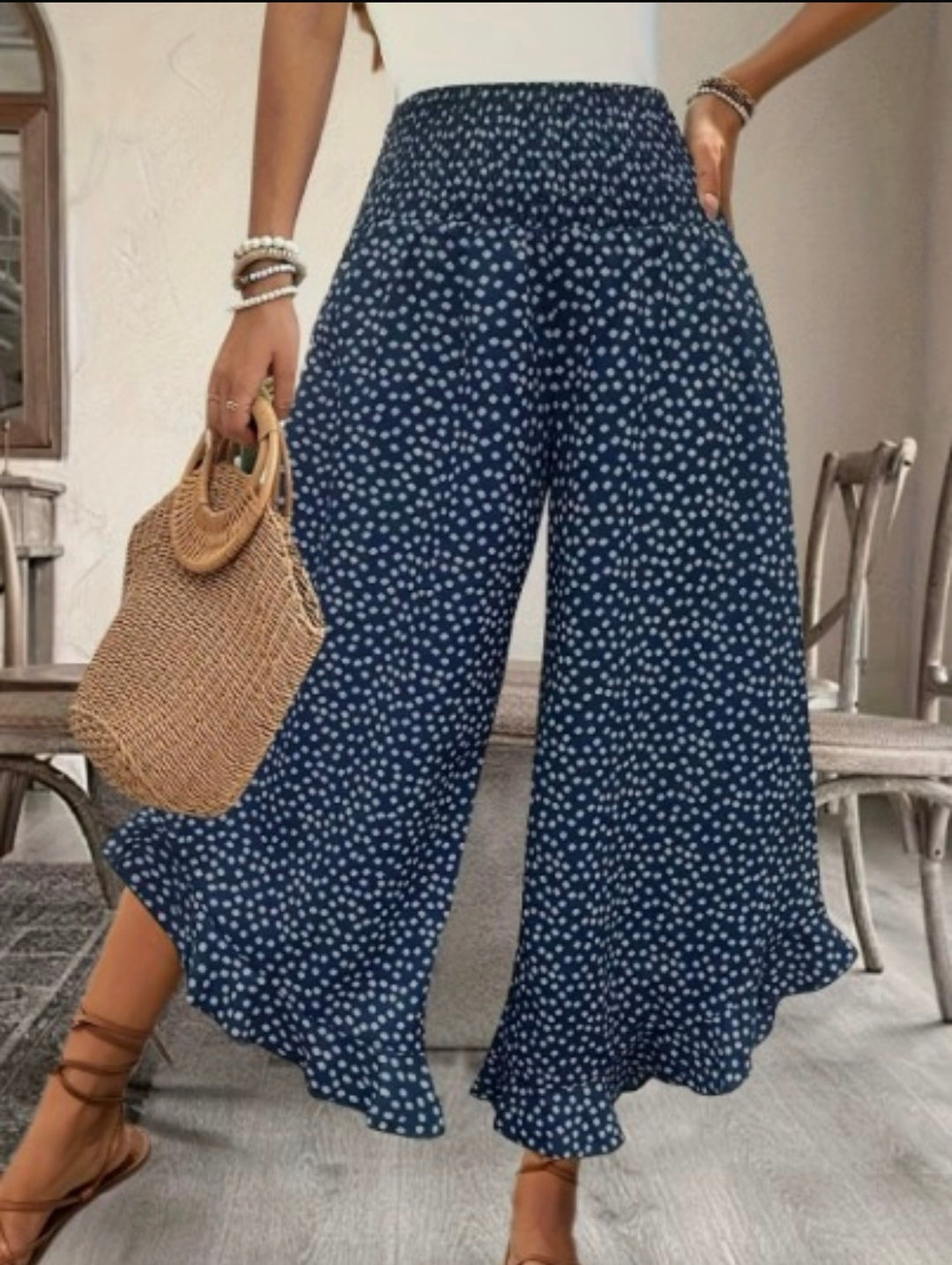 Women’s Flowy High Waist Wide-Leg Pants – Slimming, Comfy & Chic