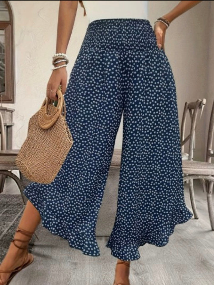 Women’s Flowy High Waist Wide-Leg Pants – Slimming, Comfy & Chic