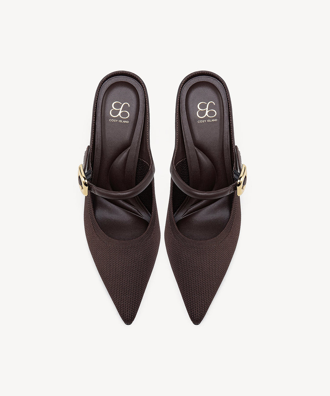 Brittanny Pointed Toe Heeled Mule