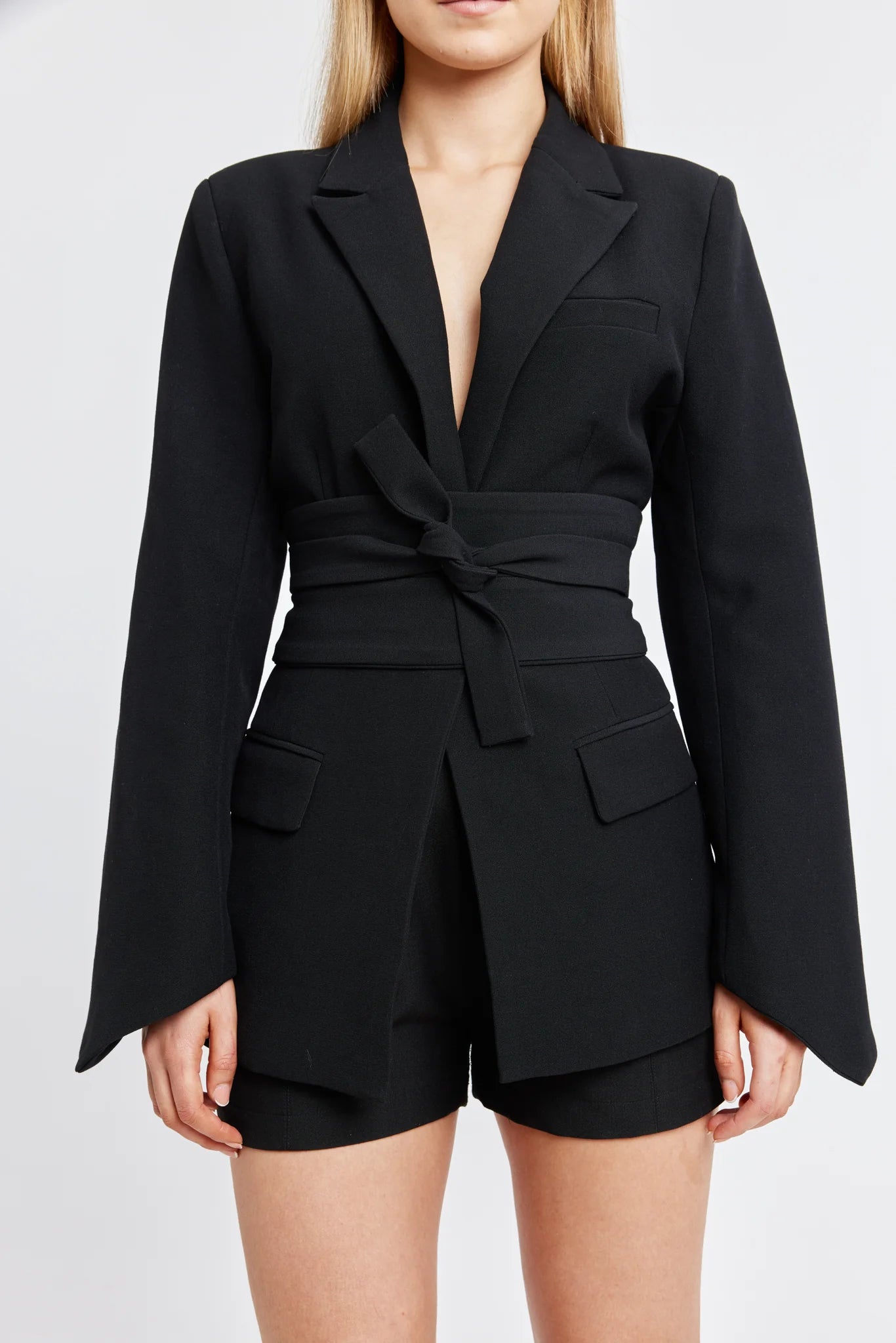 Brit & Boho™ I Stefy Muse Blazer With Additional Belts