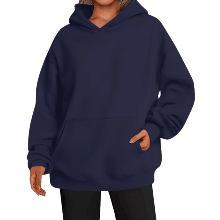BREELAN™ – Cozy Oversized Fleece Pullover Hoodie