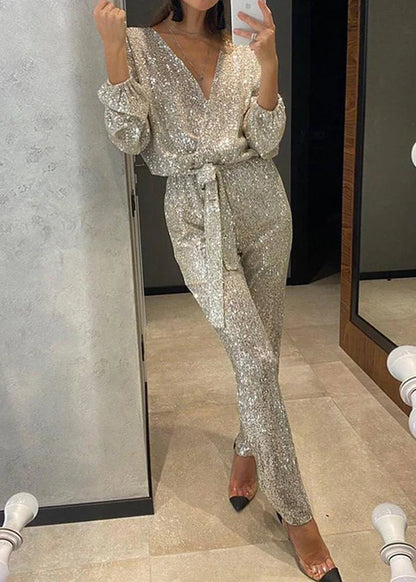 Brit & Boho™ I Queenie Sequin Jumpsuit