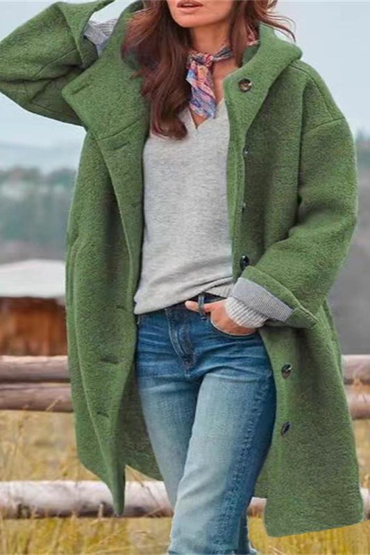 Brit & Boho™️ I Malloy Winter Overcoat with Pockets Brit & Boho | Fashion & Boutique