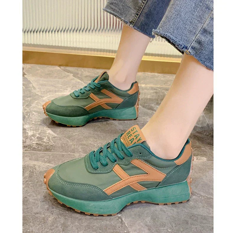 ADRIANA™ - Casual Thick-Sole Leather Sneakers for Everyday Comfort