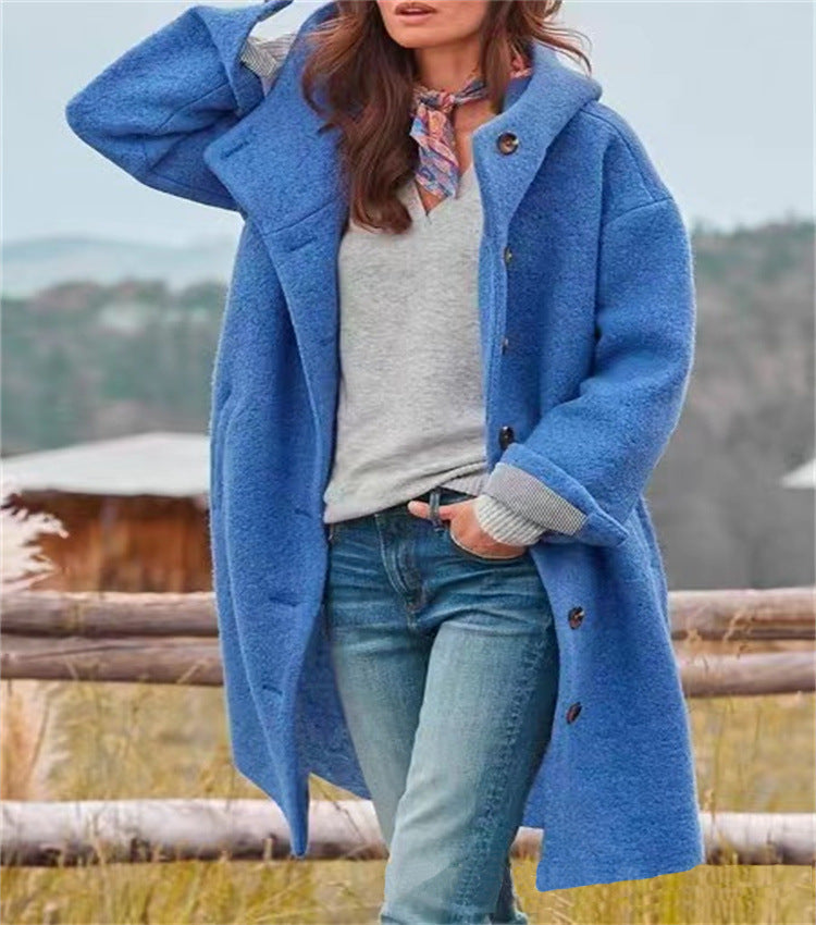 Brit & Boho™️ I Malloy Winter Overcoat with Pockets Brit & Boho | Fashion & Boutique