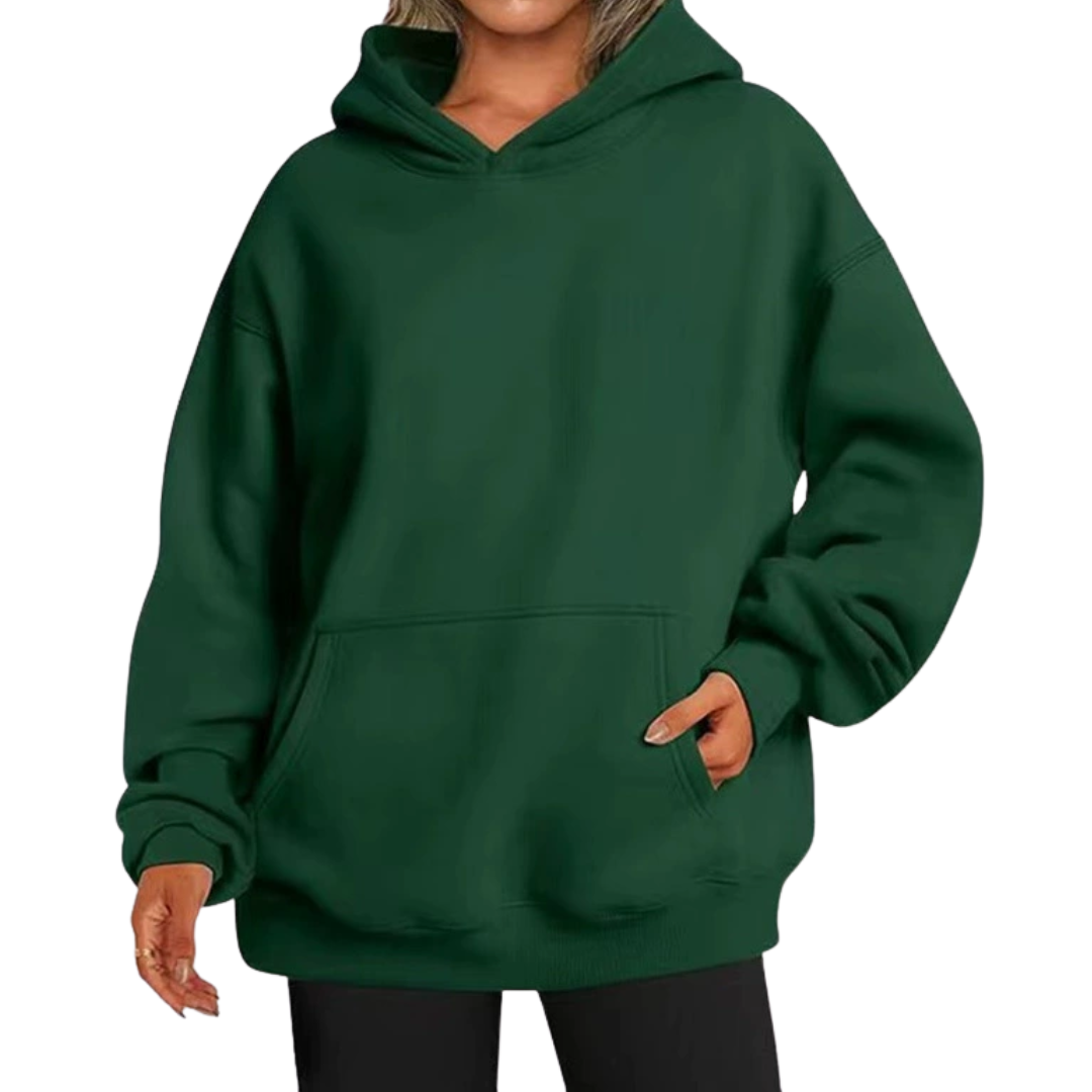 BREELAN™ – Cozy Oversized Fleece Pullover Hoodie