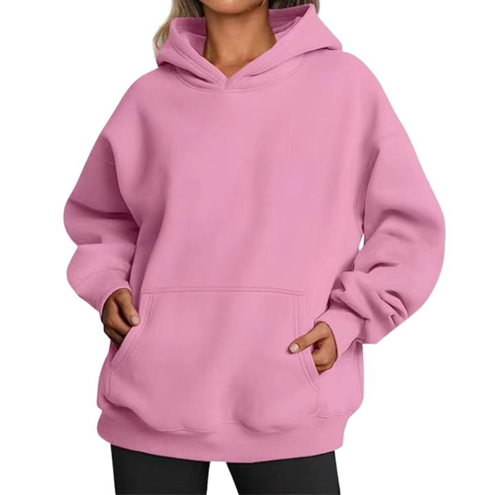 BREELAN™ – Cozy Oversized Fleece Pullover Hoodie
