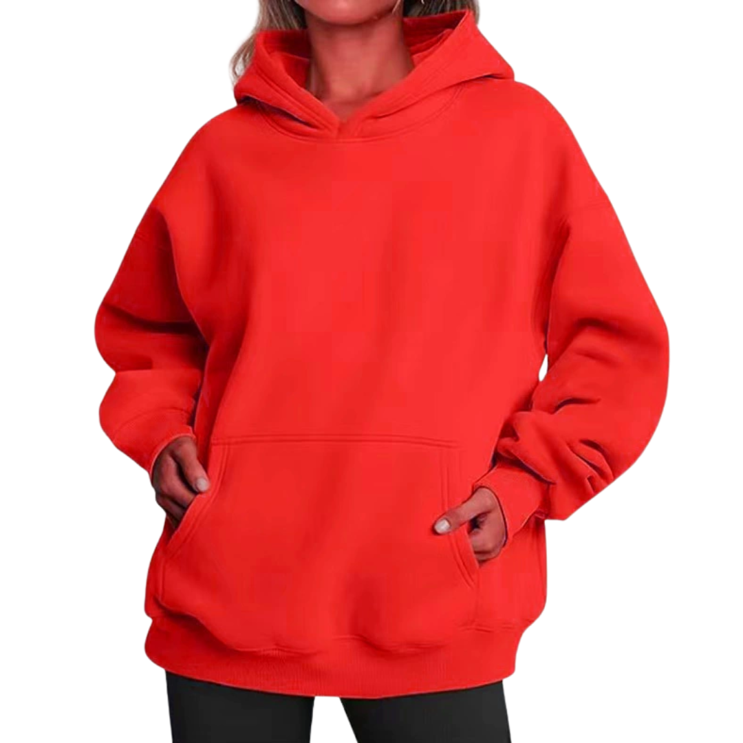 BREELAN™ – Cozy Oversized Fleece Pullover Hoodie