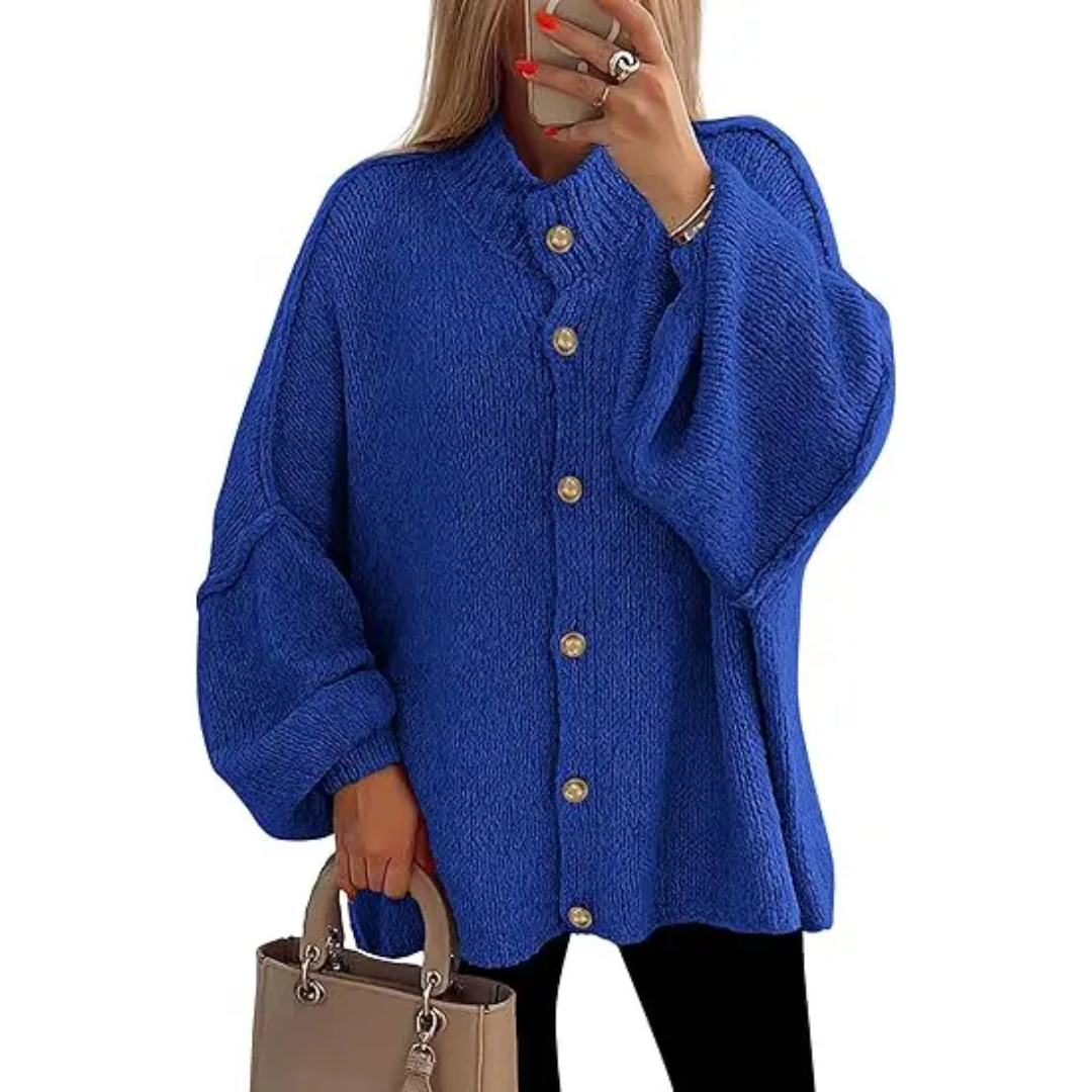 HESTIA™ – Cozy Batwing Sleeve Chunky Knit Cardigan