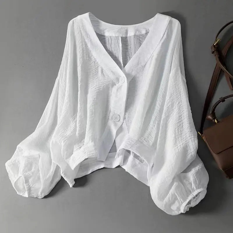 Aurora Linen Blouse