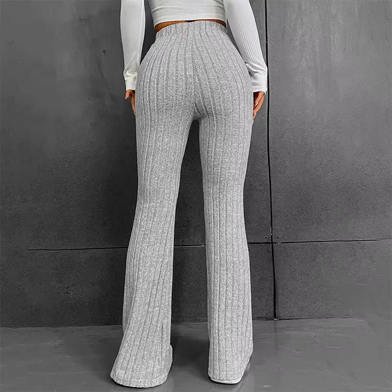 Brit & Boho™ I Pamela Micro Flared High Waist Long Pants Brit & Boho | Fashion & Boutique