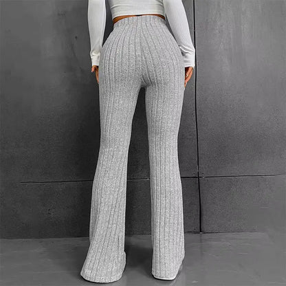 Brit & Boho™ I Pamela Micro Flared High Waist Long Pants Brit & Boho | Fashion & Boutique