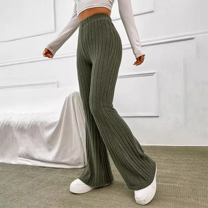 Brit & Boho™ I Pamela Micro Flared High Waist Long Pants Brit & Boho | Fashion & Boutique