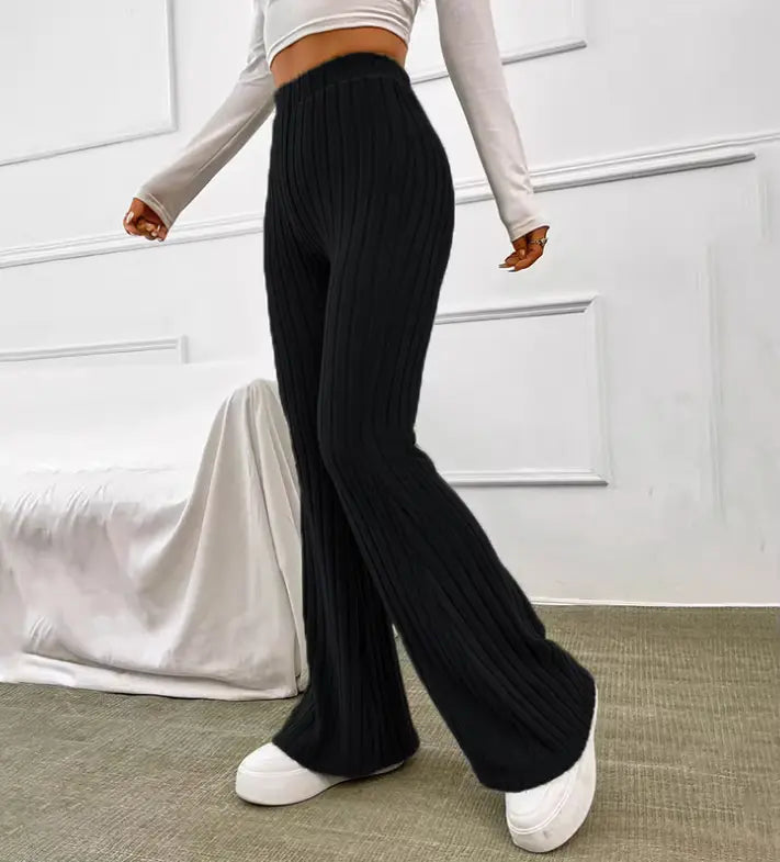 Brit & Boho™ I Pamela Micro Flared High Waist Long Pants Brit & Boho | Fashion & Boutique