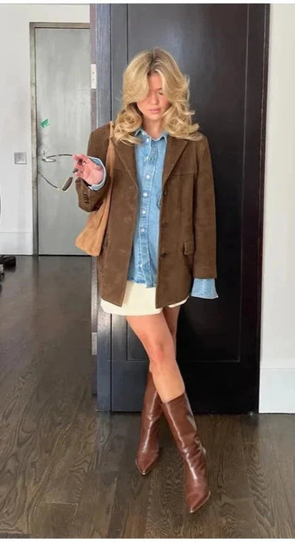 Brit & Boho™️ Matilda I Brown Suede Jacket Brit & Boho | Fashion & Boutique