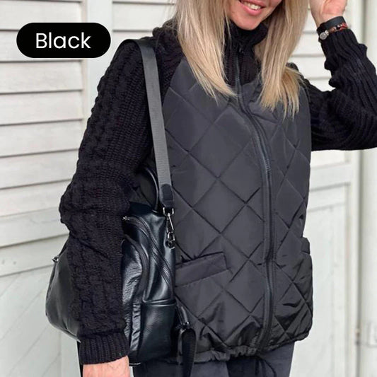 Brit & Boho™ I Madon Knit Patchwork Puffy Jacket