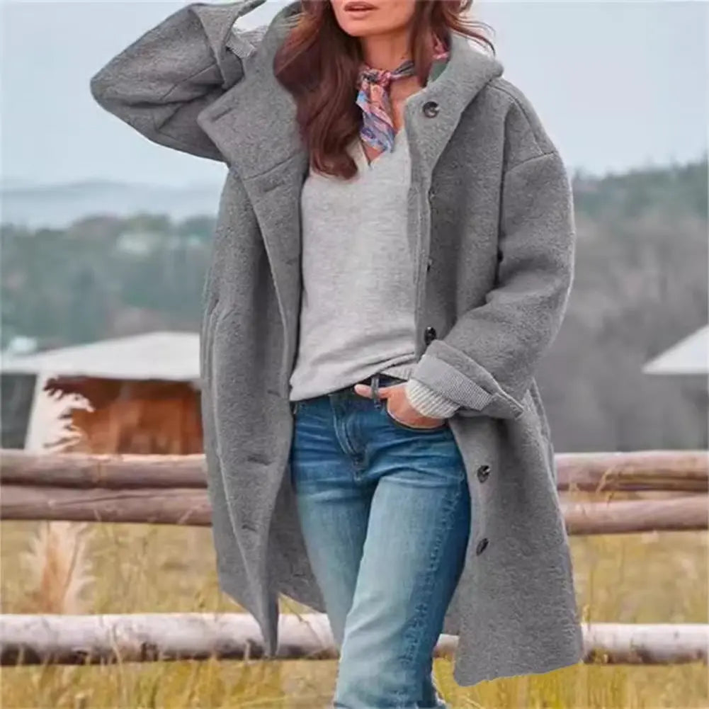 Brit & Boho™️ I Malloy Winter Overcoat with Pockets Brit & Boho | Fashion & Boutique