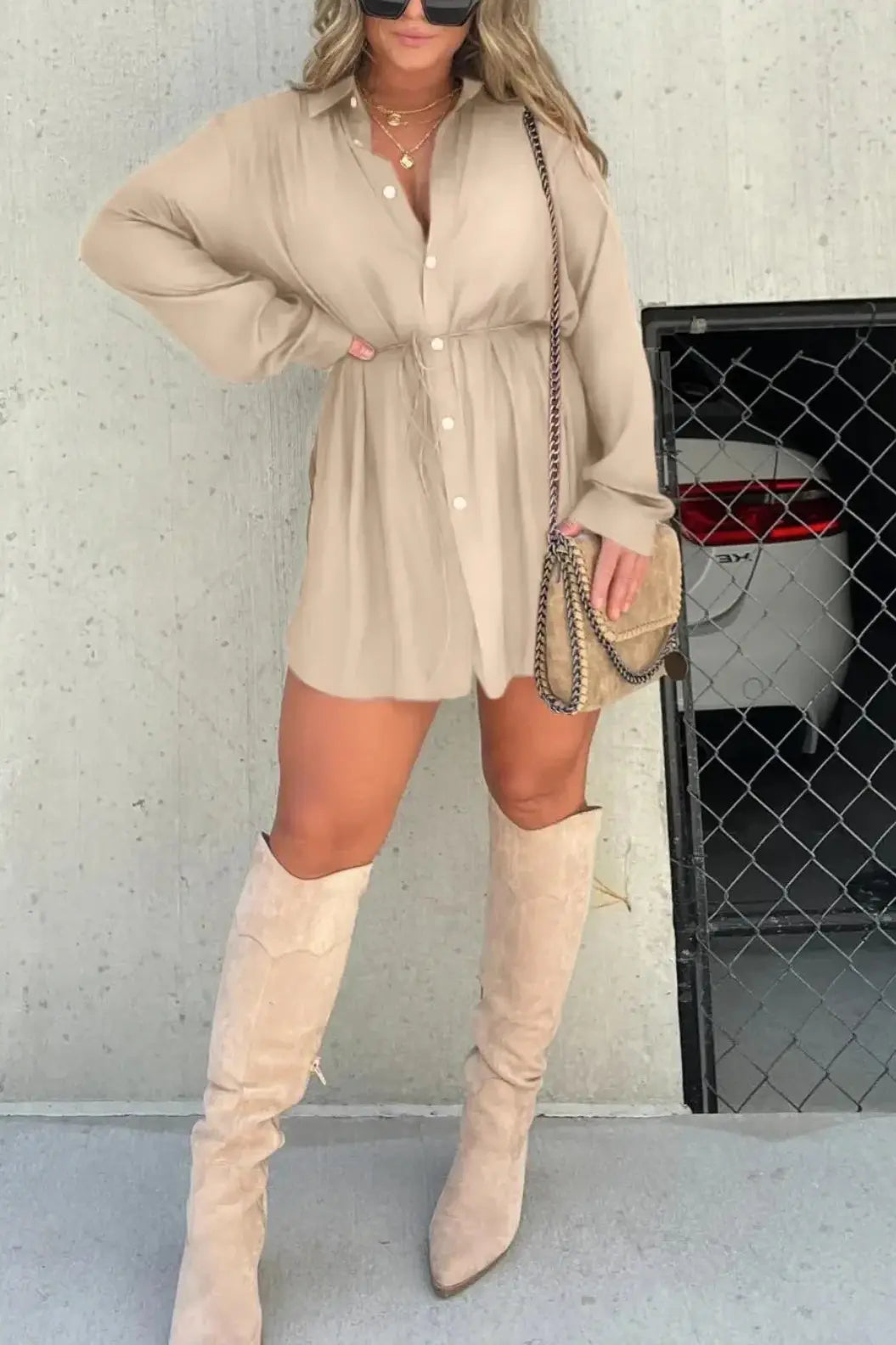 Brit & Boho™️ | Jessica | Trendy satin romper dress The Muscle Shop