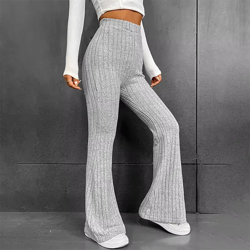 Brit & Boho™ I Pamela Micro Flared High Waist Long Pants Brit & Boho | Fashion & Boutique