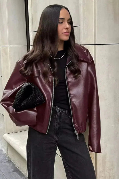 Brit & Boho™️ I Sorrea Leather Jacket Brit & Boho | Fashion & Boutique