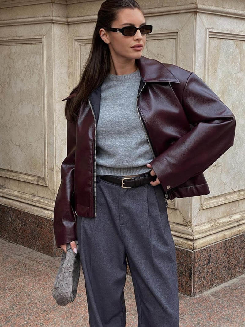 Brit & Boho™️ I Sorrea Leather Jacket Brit & Boho | Fashion & Boutique