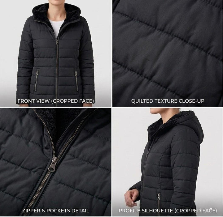Olivia™ | Quilted A-Line Winter Coat