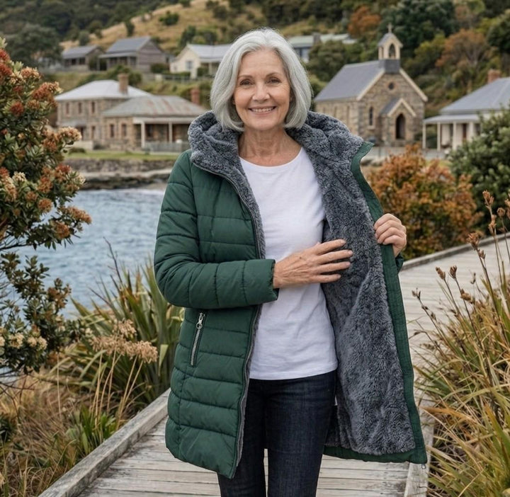 Olivia™ | Quilted A-Line Winter Coat