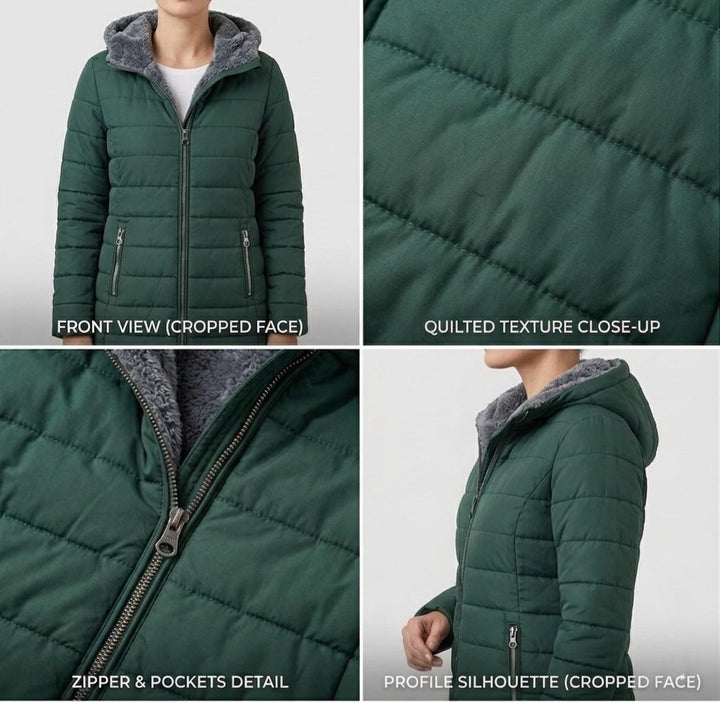 Olivia™ | Quilted A-Line Winter Coat
