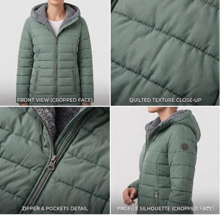 Olivia™ | Quilted A-Line Winter Coat