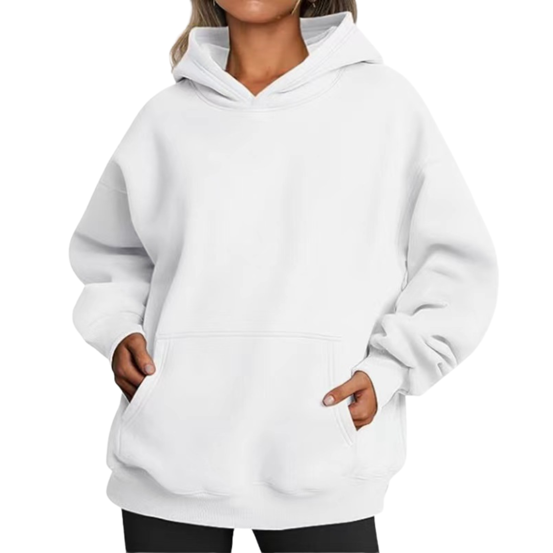 BREELAN™ – Cozy Oversized Fleece Pullover Hoodie