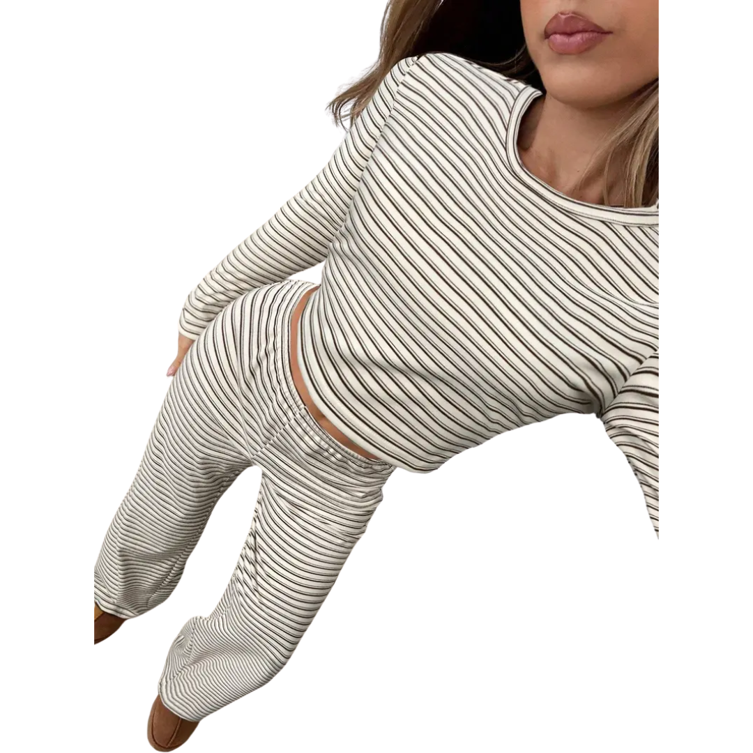 REEVE™ – Striped Relaxed Loungewear Set