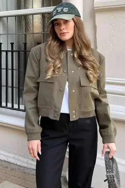 Brit & Boho™️ I Jenny Bomber Jacket Brit & Boho | Fashion & Boutique