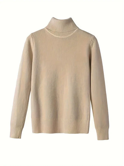 Brit & Boho™ I Jascent Thermal Turtleneck Top