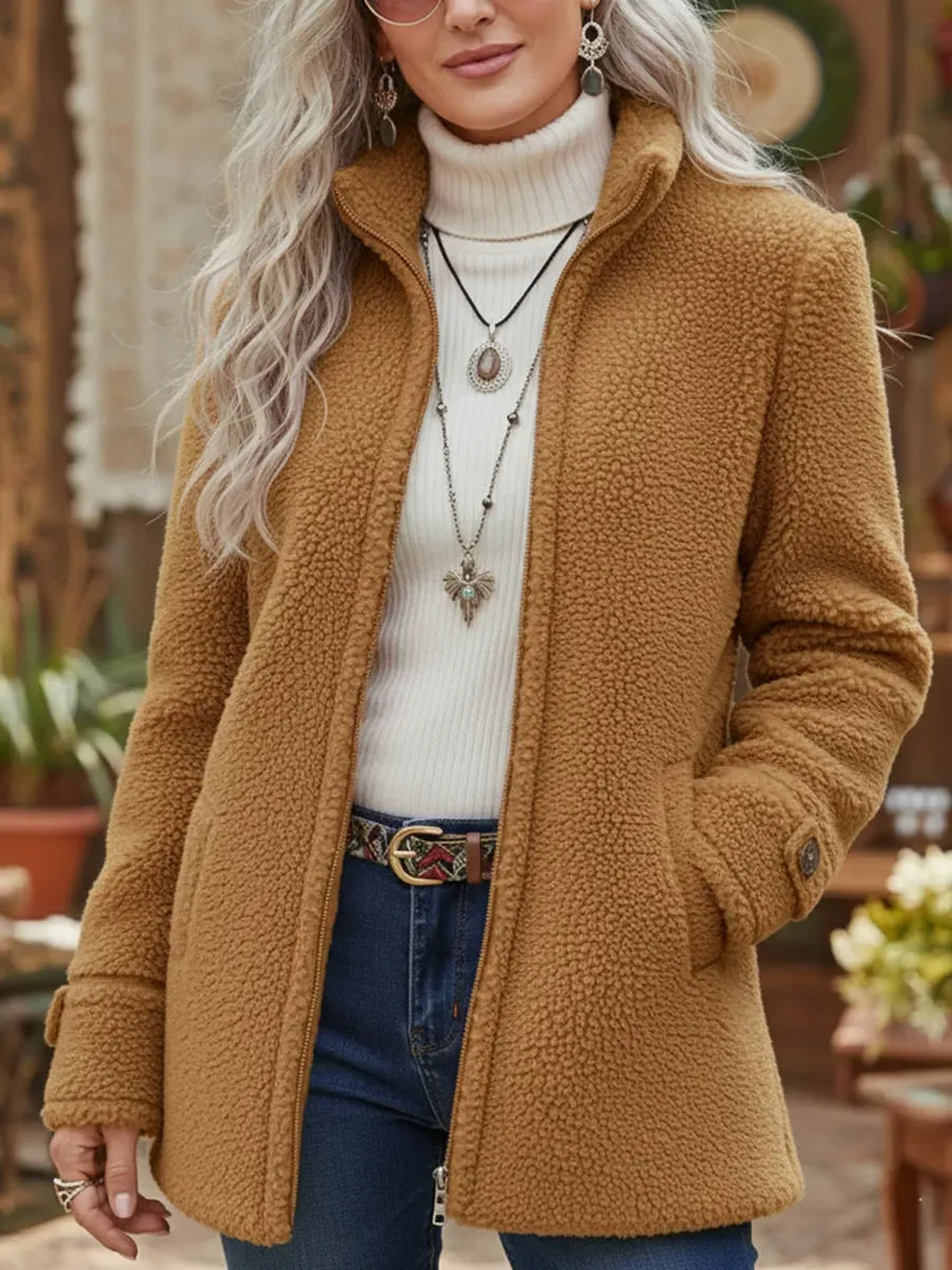 Carissa | Full-Zip Stand Collar Jacket