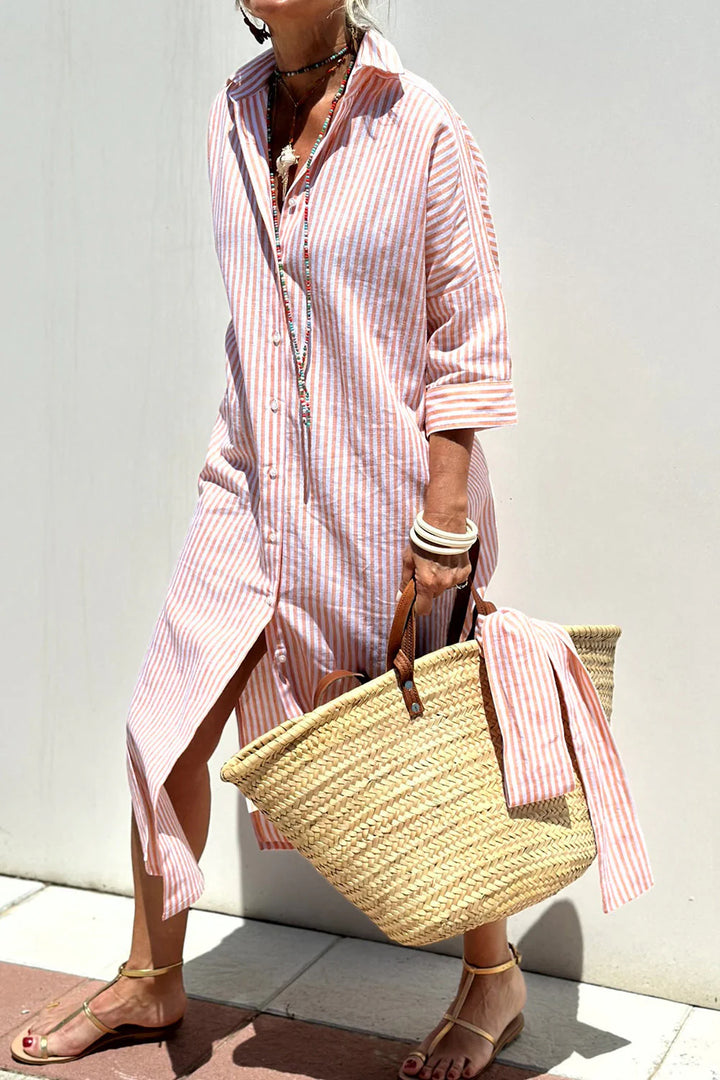 Brit & Boho™️ | Stripped Dress Shirt