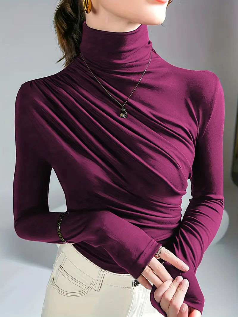 Brit & Boho™ I Sean Mock Neck T-Shirt Brit & Boho | Fashion & Boutique
