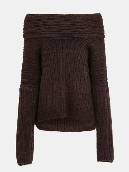 Brit & Boho™ I Becca Oversized High Roll Knit Pullover Brit & Boho | Fashion & Boutique
