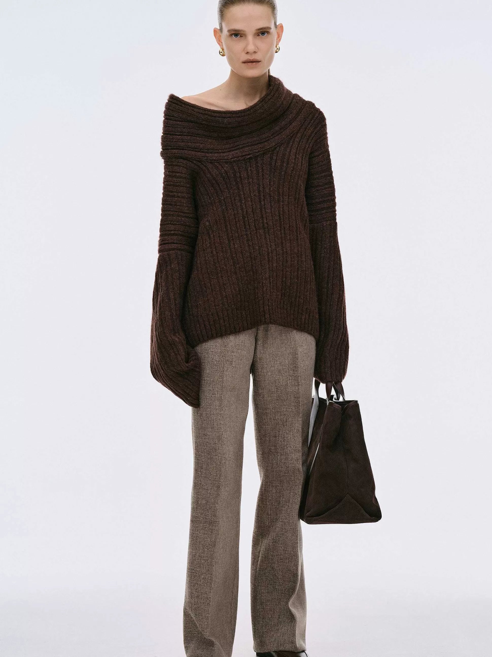 Brit & Boho™ I Becca Oversized High Roll Knit Pullover Brit & Boho | Fashion & Boutique