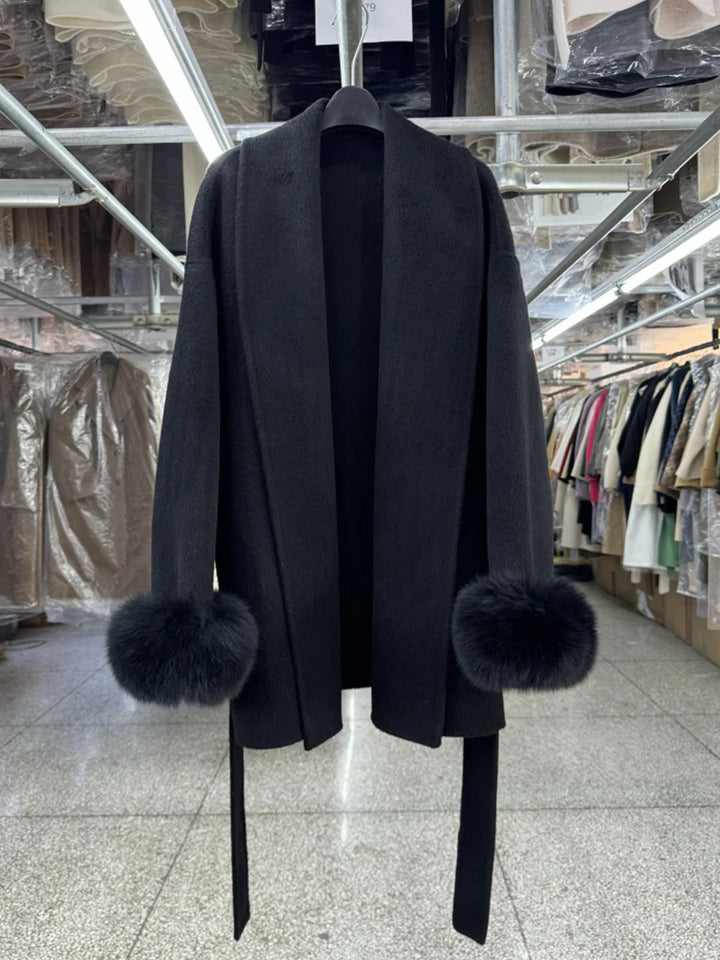 Brit & Boho™ | Alessia Fur Trench Coat - Brit & Boho | Fashion & Boutique