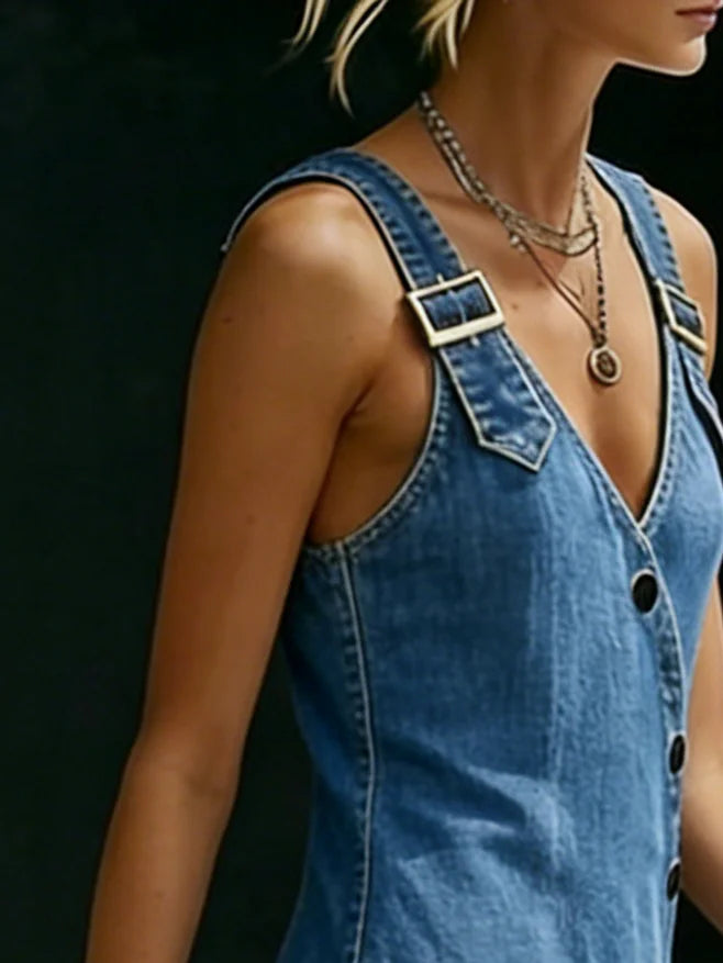Veronica Long Denim Dress