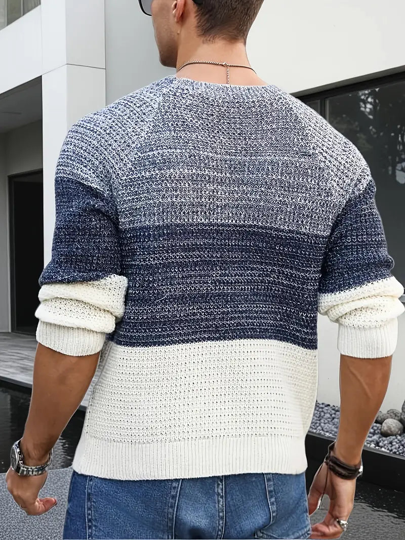 Brit & Boho™️ | The Orion Geometric Knit Pullover Brit & Boho | Fashion & Boutique