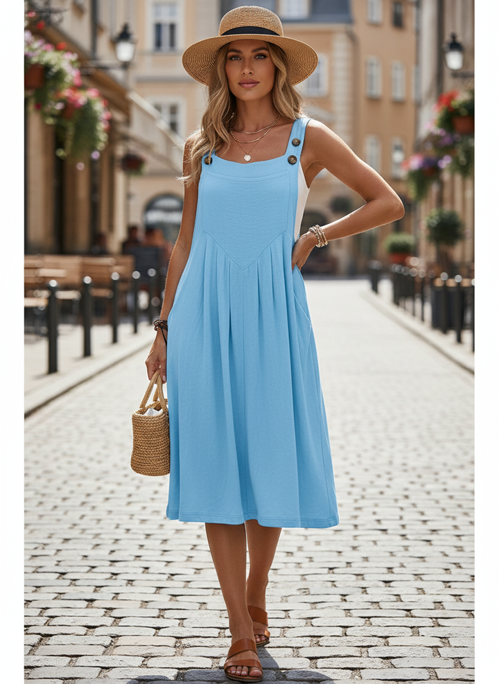 Sleeveless Wide-Leg Jumpsuit For Summer Breezes