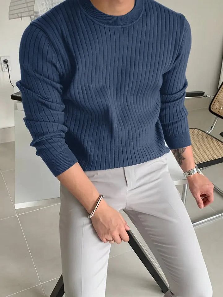 Brit & Boho™️ | Mike Essential Round-Neck Sweater Brit & Boho | Fashion & Boutique